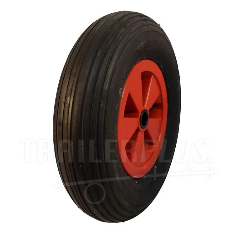 Neu Im Sortiment Felge + Reifen 15 km/h 2,50 A x 8 TT 4,80/4,00-8 Zoll ET0 Achsloch 20 mm NaRubb