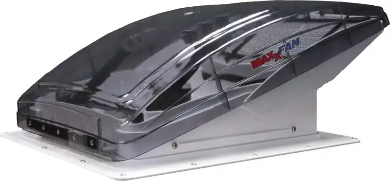 Dachhaube MaxxFan Deluxe Klarglas mit Raincover Top-Seller