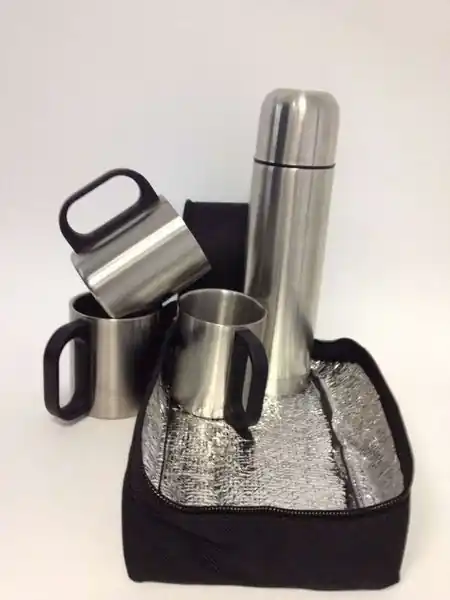 Jäger Fischer Thermos Reiseset 5in1 Neue Ware