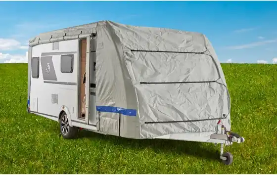 Saisonangebot Schutzhülle Wintertime für Wohnwagen, Gurtmaß, 17,8 m, 660 x 230 x 220 cm